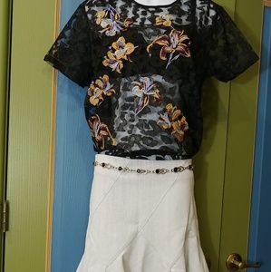 NWT CATHERINE MALANDRINO NICO TOP